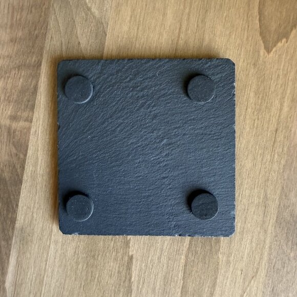 NEW - Monogrammed Slate Coasters (Set of 4) - Custom Personalization - Picture 6 of 7